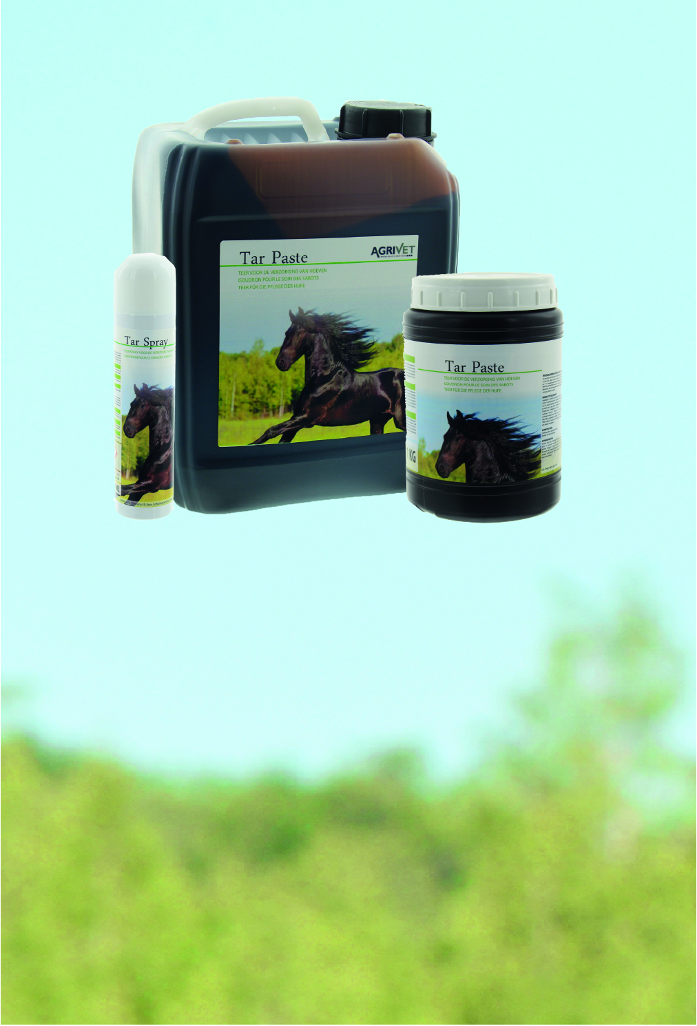 NIEUW: Perfect voor de hoefverzorging bij paarden met Agrivet Tar Paste & Tar Spray