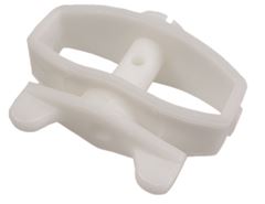 Draadspanner kunststof wit, versterkt