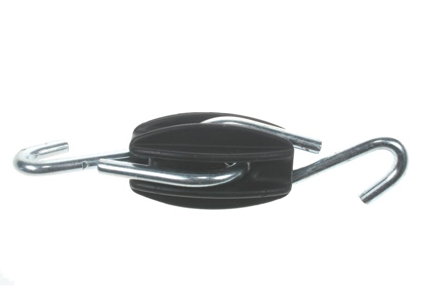 Losse ei-isolator met 2 gegalvaniseerde haken.