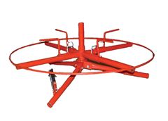 Haspel voor zwaar staaldraad