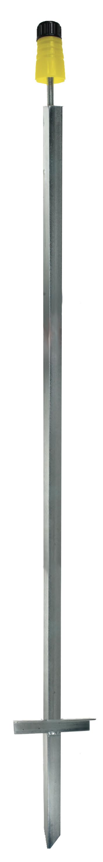 Hoeklijnpaal gegalvaniseerd 105cm