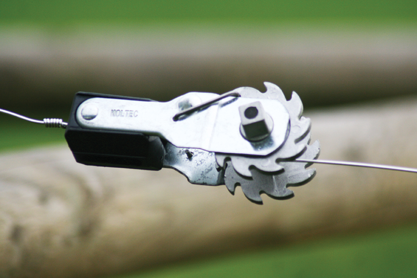 Kamradspanner, robuust met geïntegreerde isolator, voor draad