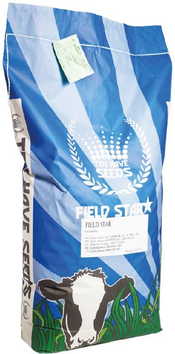 Field Star Weidegras 4 heeft timothee als extra toevoeging op het Engelse raaigras.
