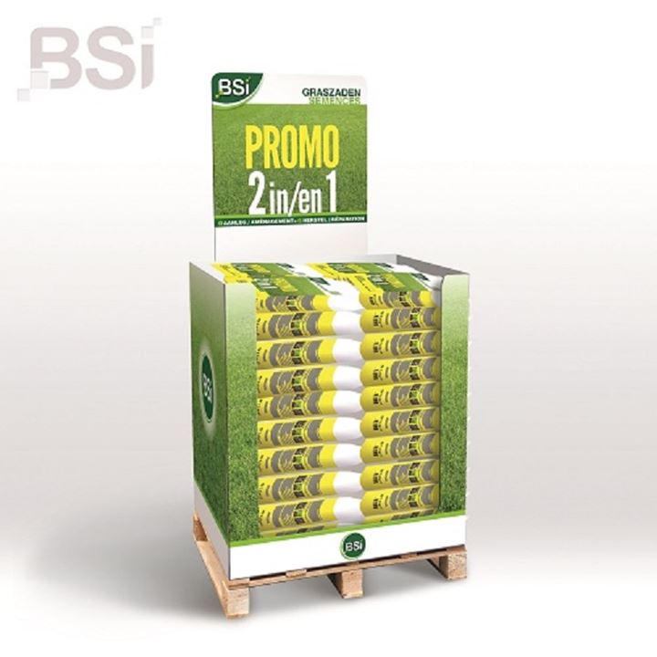 Display met 20x 7,5 kg Graszaad Promo 2in1.