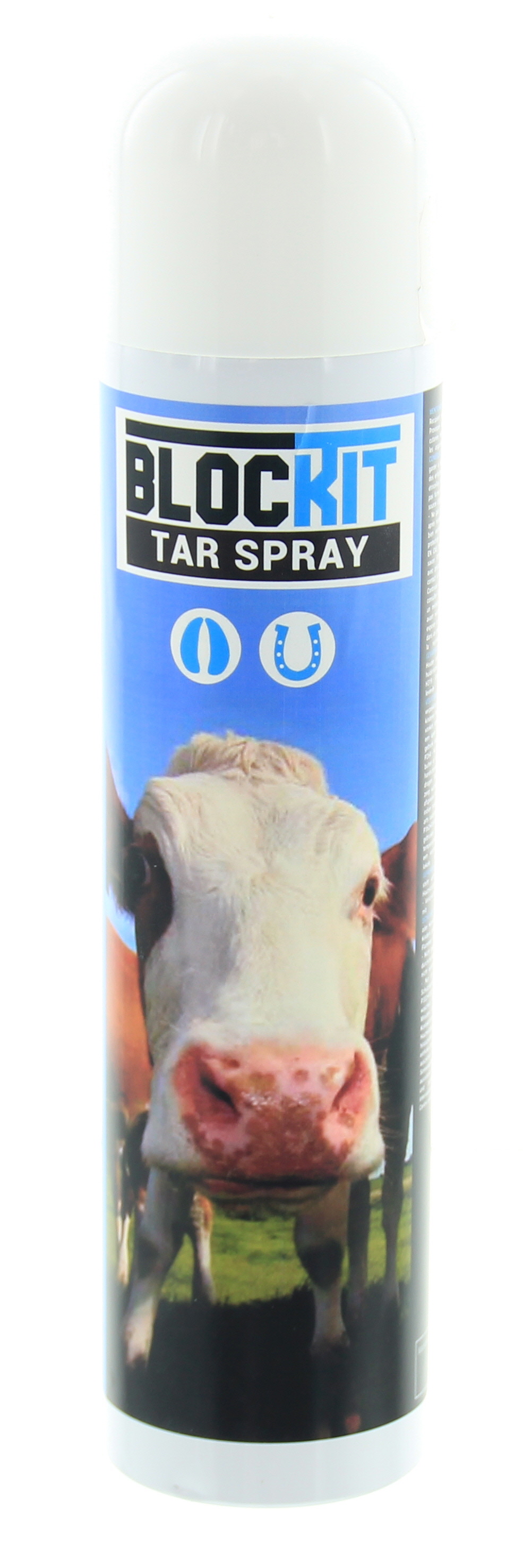 Teerspray voor de verzorging van hoeven en klauwen.