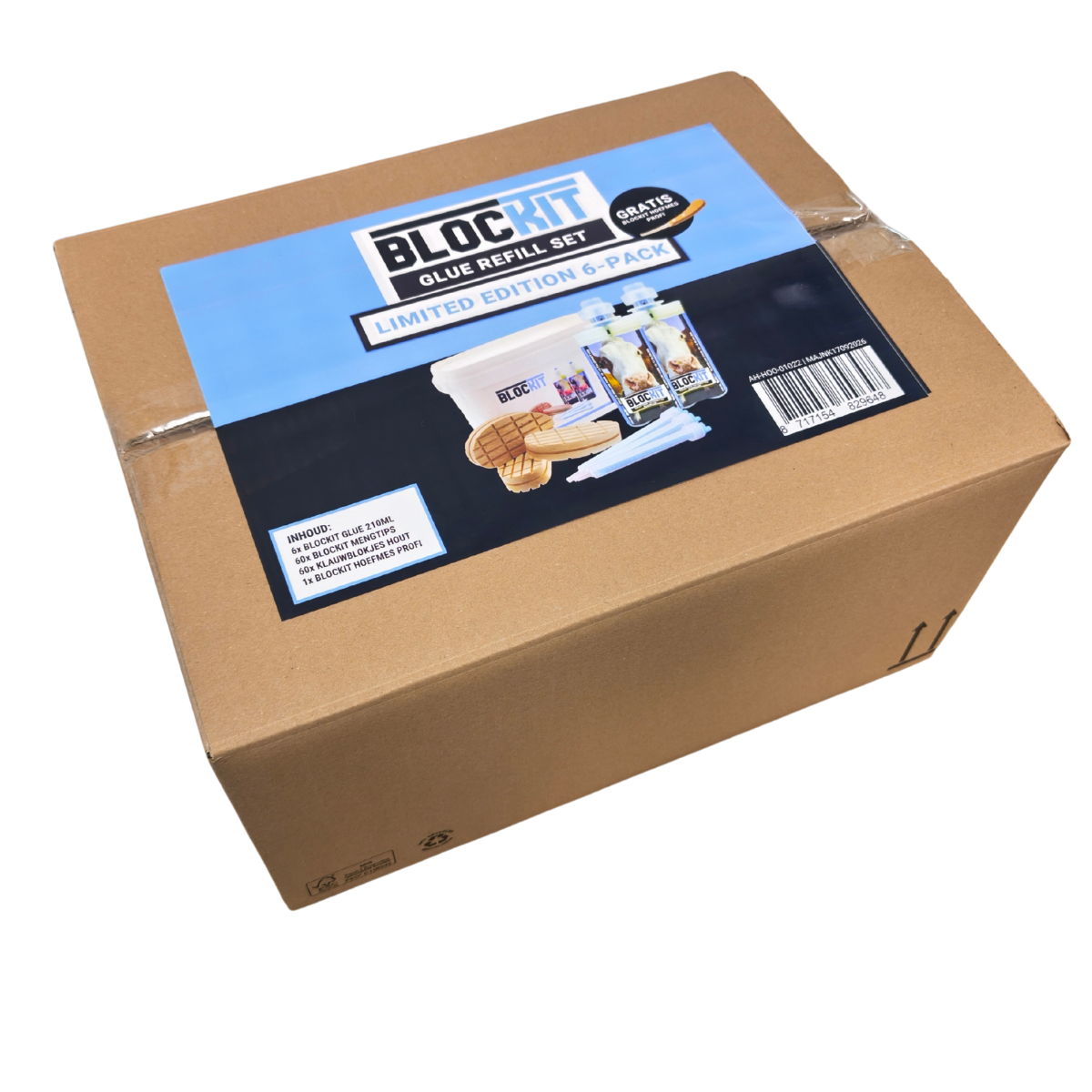 Blockit Glue 210ml 6-pack gratis Hoefmes