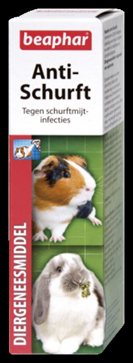 Diergeneesmiddel ter bestrijding van schurftmijt bij Cavia's en andere knaagdieren.