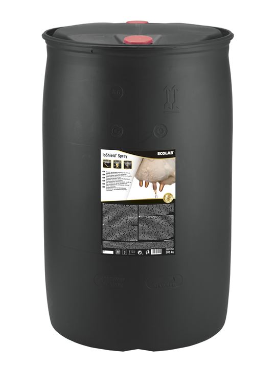 Dubbel actieve barriere spray op basis van PVP-jodium. Voor handmatig sprayen of aan te brengen in de robot.