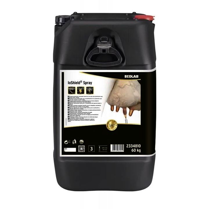 Dubbel actieve barriere spray op basis van PVP-jodium. Voor handmatig sprayen of aan te brengen in de robot.