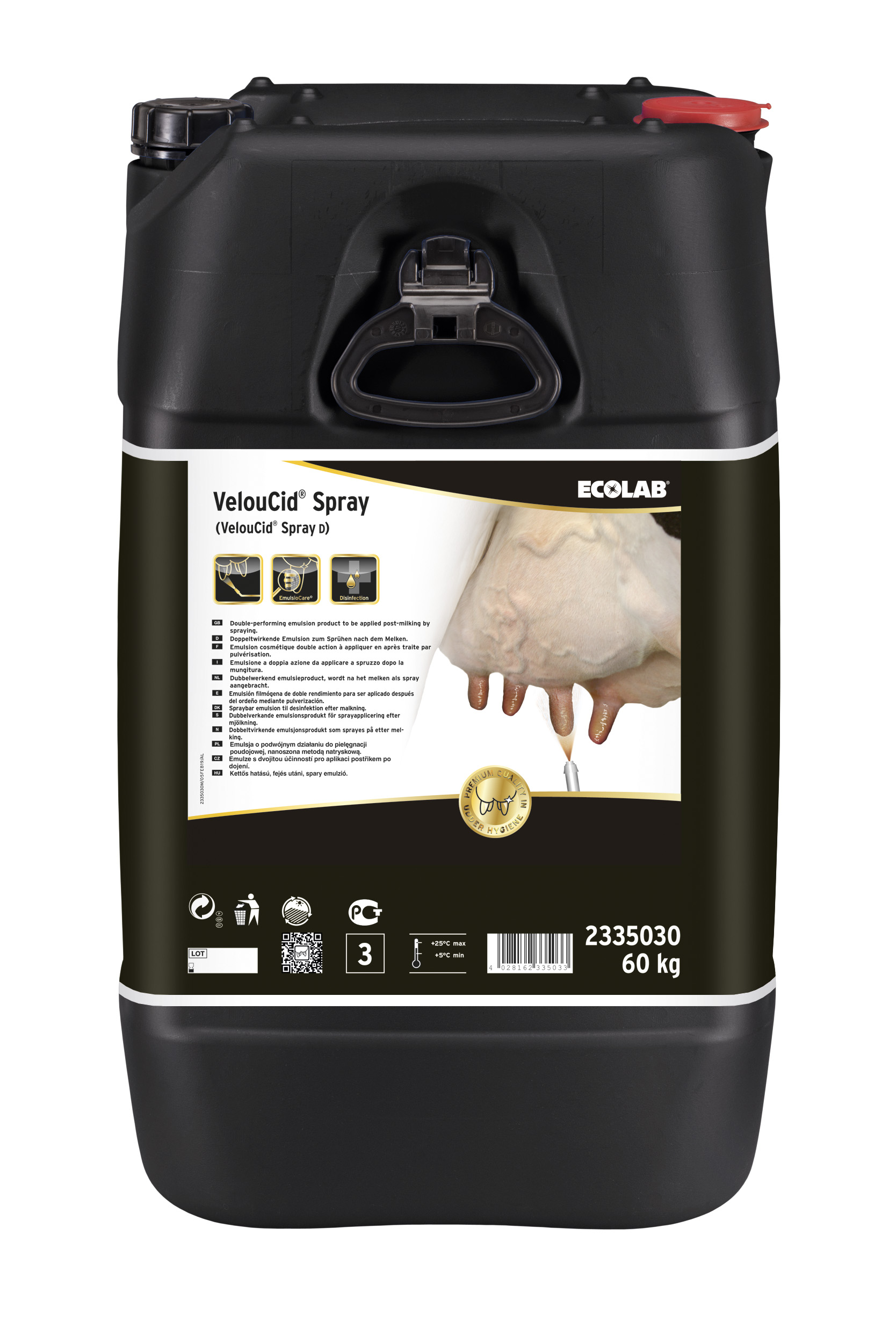 Filmvormende spraybare emulsie gebaseerd op PVP jodium. Voor handmatig sprayen of aan te brengen in de robot.