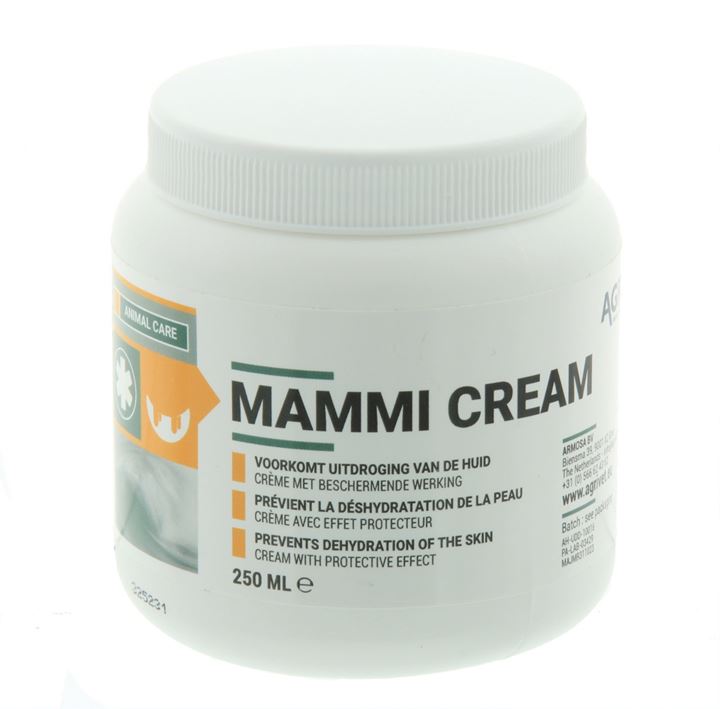 Witte crème met een beschermende werking. Ook geschikt voor schrale handen, droge huid en kloven.