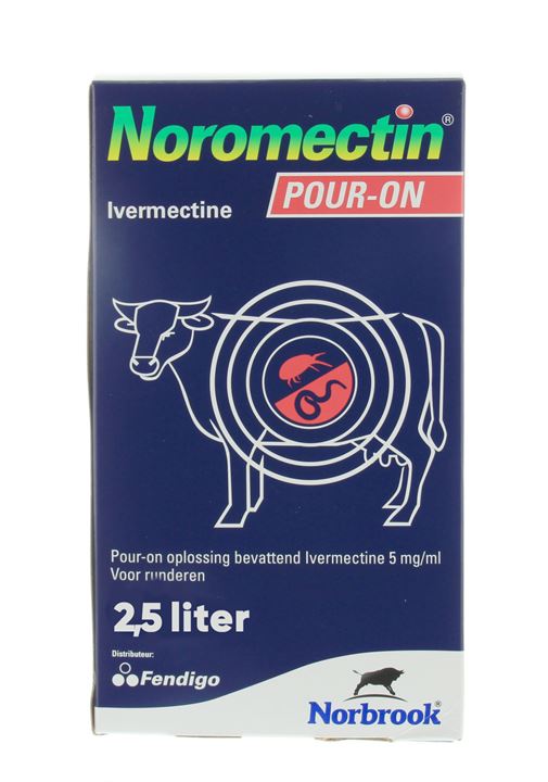Pour-on tegen maagdarmwormen, longwormen bij niet melkgevend rundvee.