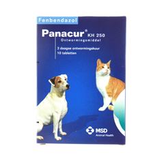 Panacur hond/kat 250mg, 10 tabl. REGNL
