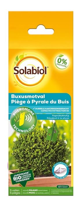 Natuurlijke oplossing voor het aantrekken en vangen van de buxusmot.