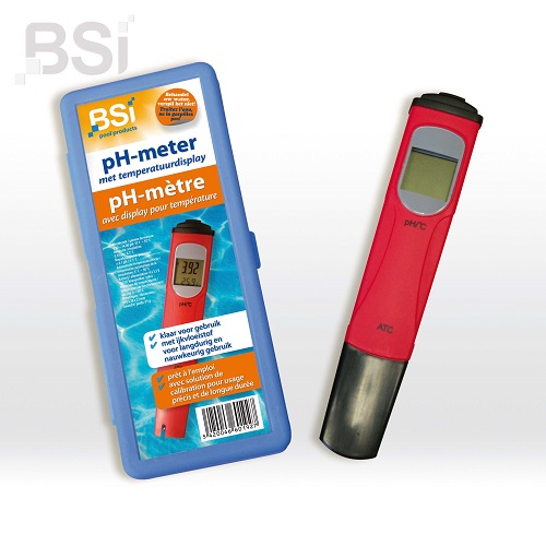 Voor het meten van de pH-waarde en de temperatuur van het zwembadwater.