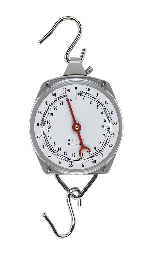 Wijzersnelweegschaal 10kg om snel het gewicht te bepalen.