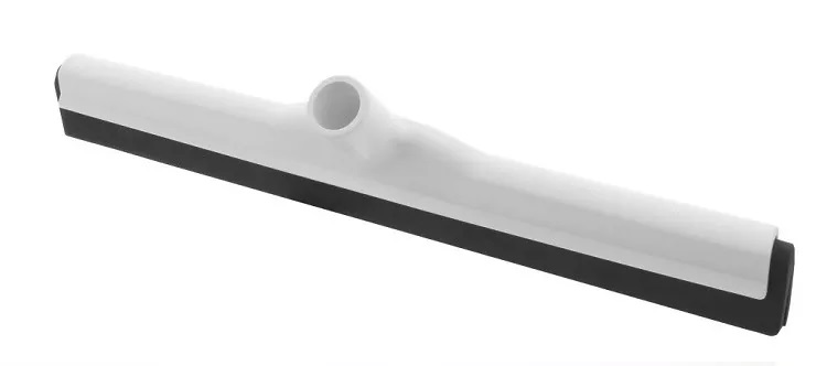 Witte vloerwisser met zwarte foam