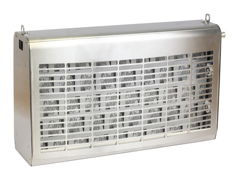 Vliegenlamp Well60 Inox, 4x15W