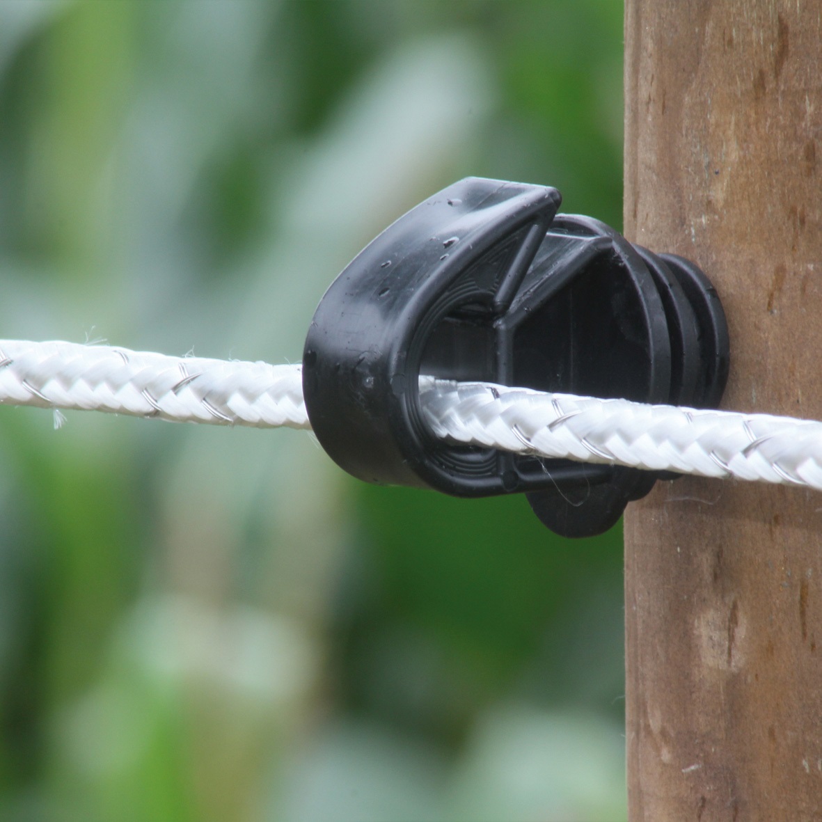 Wit 8mm Hippo Long Life, geschikt voor zeer lange afrasteringen.