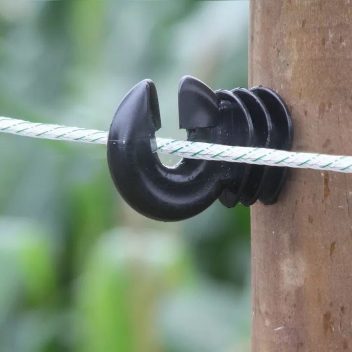 evlochten 4mm koord, geschikt voor lange tot zeer lange afrastingen