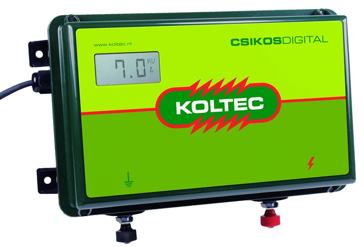Csikos Digital is een sterk netstroomapparaat, met 6 Joule laadenergie en een topspanning van 8.800 Volt.