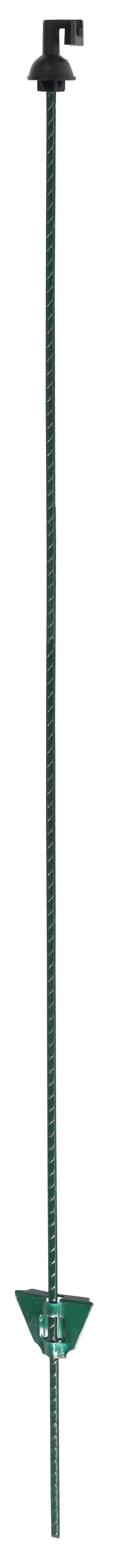 Veerstaal palen, 140cm groen, ovaal