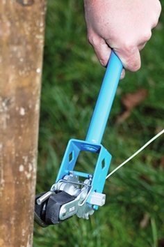 Span handle voor kamrad- en lintspanners