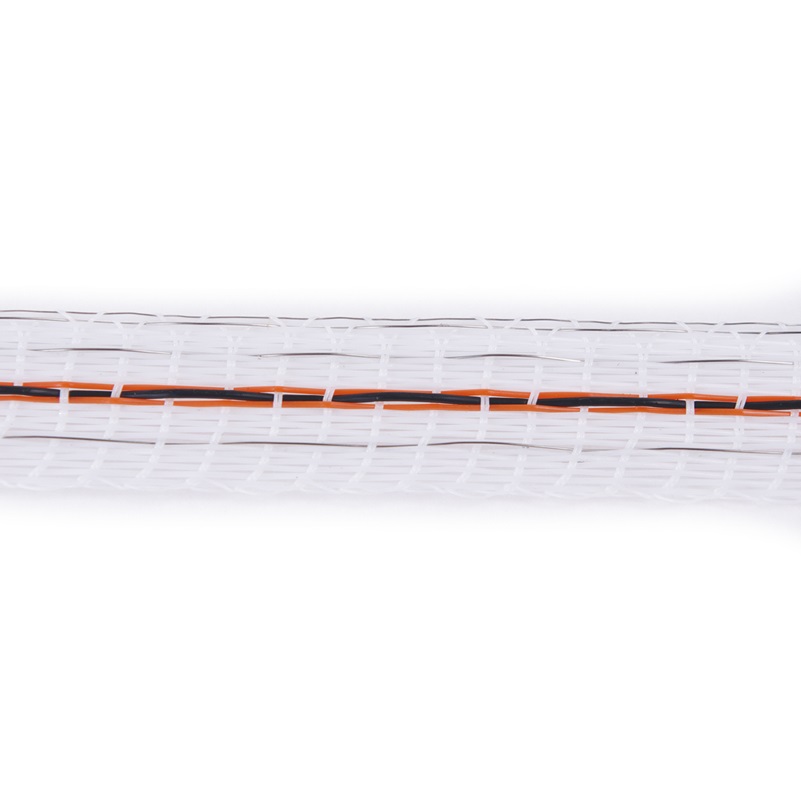 TipTop lint, 200 mtr 12,5 mm, PE 5*0,2 mm RVS/INOX, breekkracht 120 kg, weerstand 4,74 Ohm/mtr
