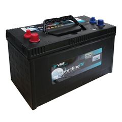Tractieaccu, dubbele pool, 12V-105aH