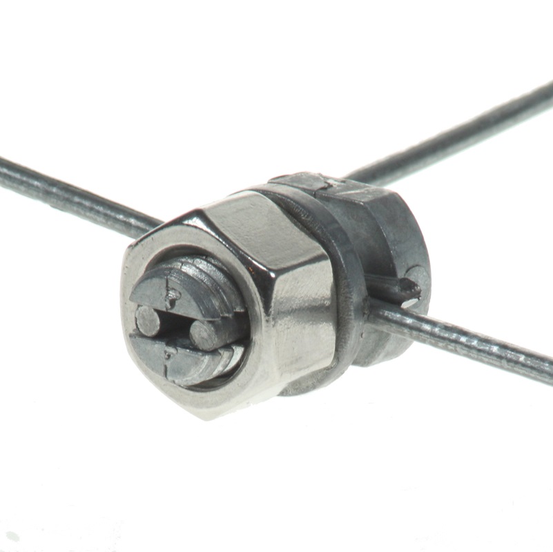 Verbinder gemaakt van alu-legering voor ijzer- aluminium- metaal-draad.