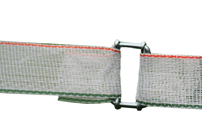 Verbinders/gespen voor lint tot 40 mm, verzinkt.