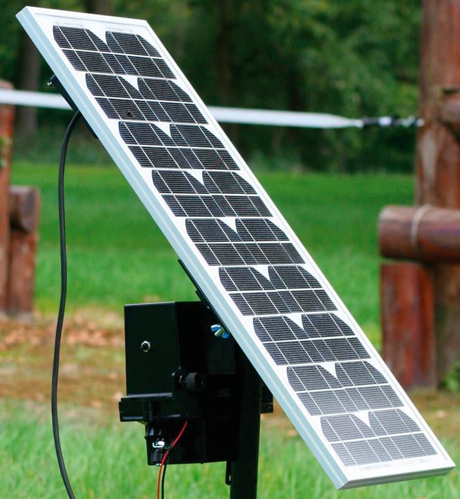20 Watt zonnepaneel geschikt voor de voeding / lading van accu's van accuapparaten of andere rand apparatuur met een max. verbuik van 200 mA.