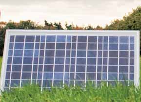 30 Watt zonnepaneel geschikt voor de voeding / lading van accu's van accuapparaten of andere rand apparatuur met een max. verbuik van 300 mA.