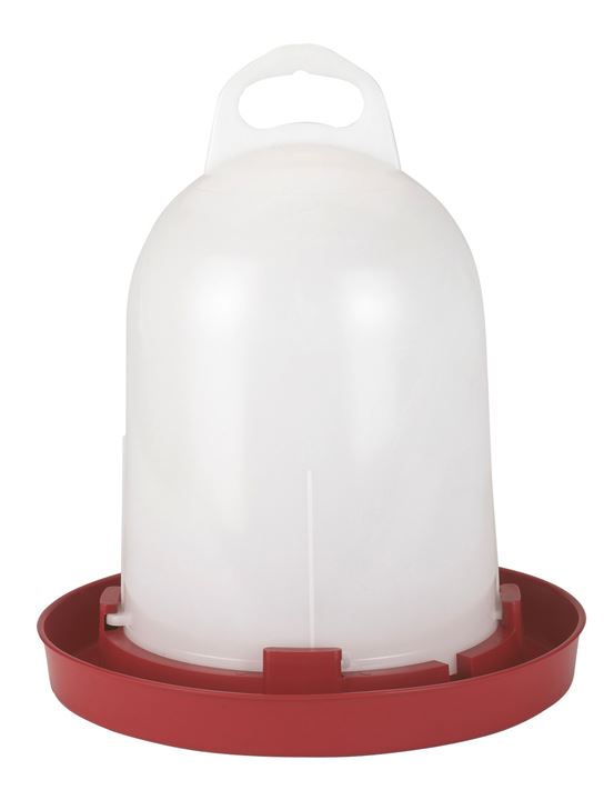 Pluimvee drinktoren geschikt om neer te zetten of op te hangen. Ook pootjes verkrijgbaar.