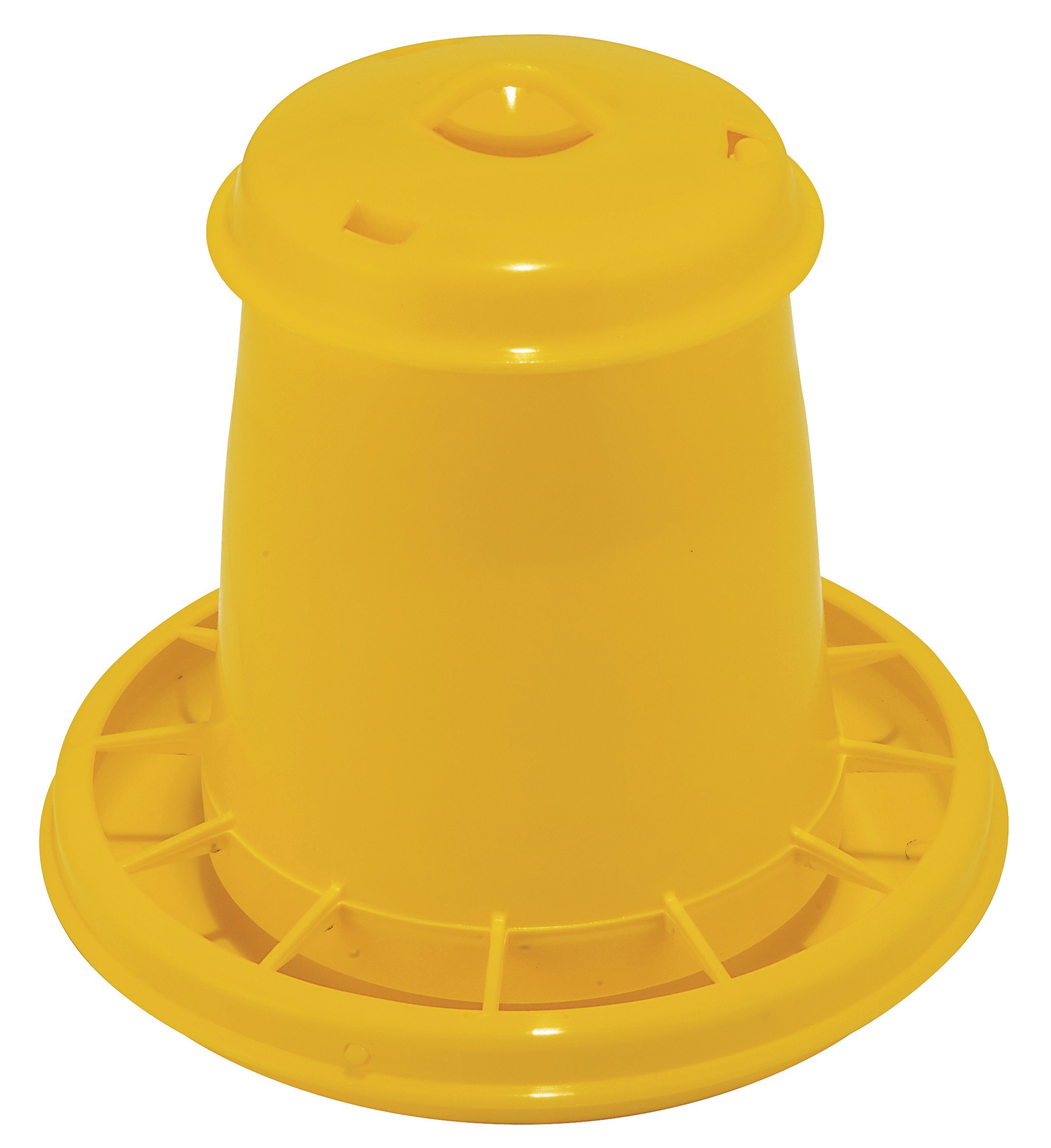 Plastic voertoren geel.