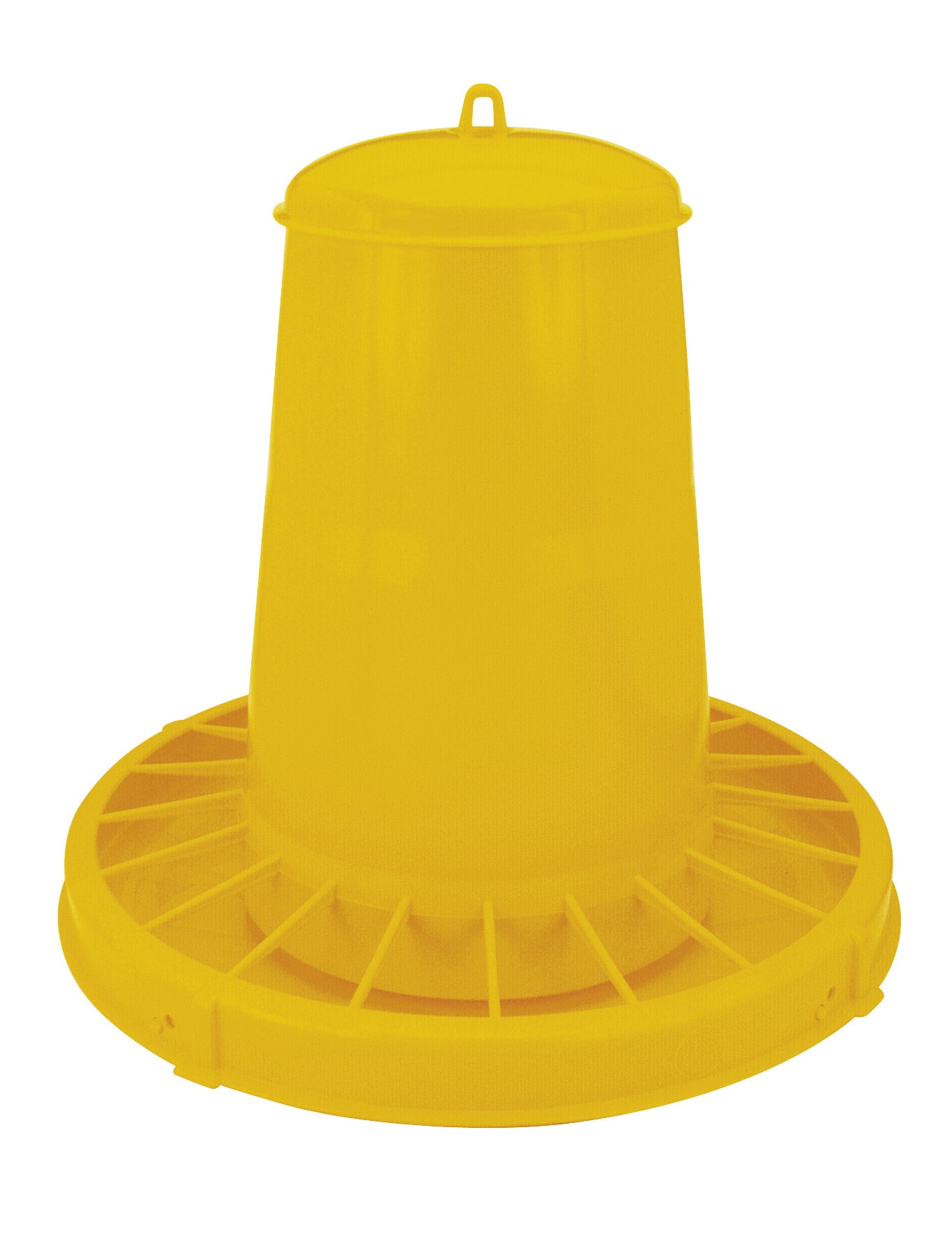 Plastic voertoren geel.