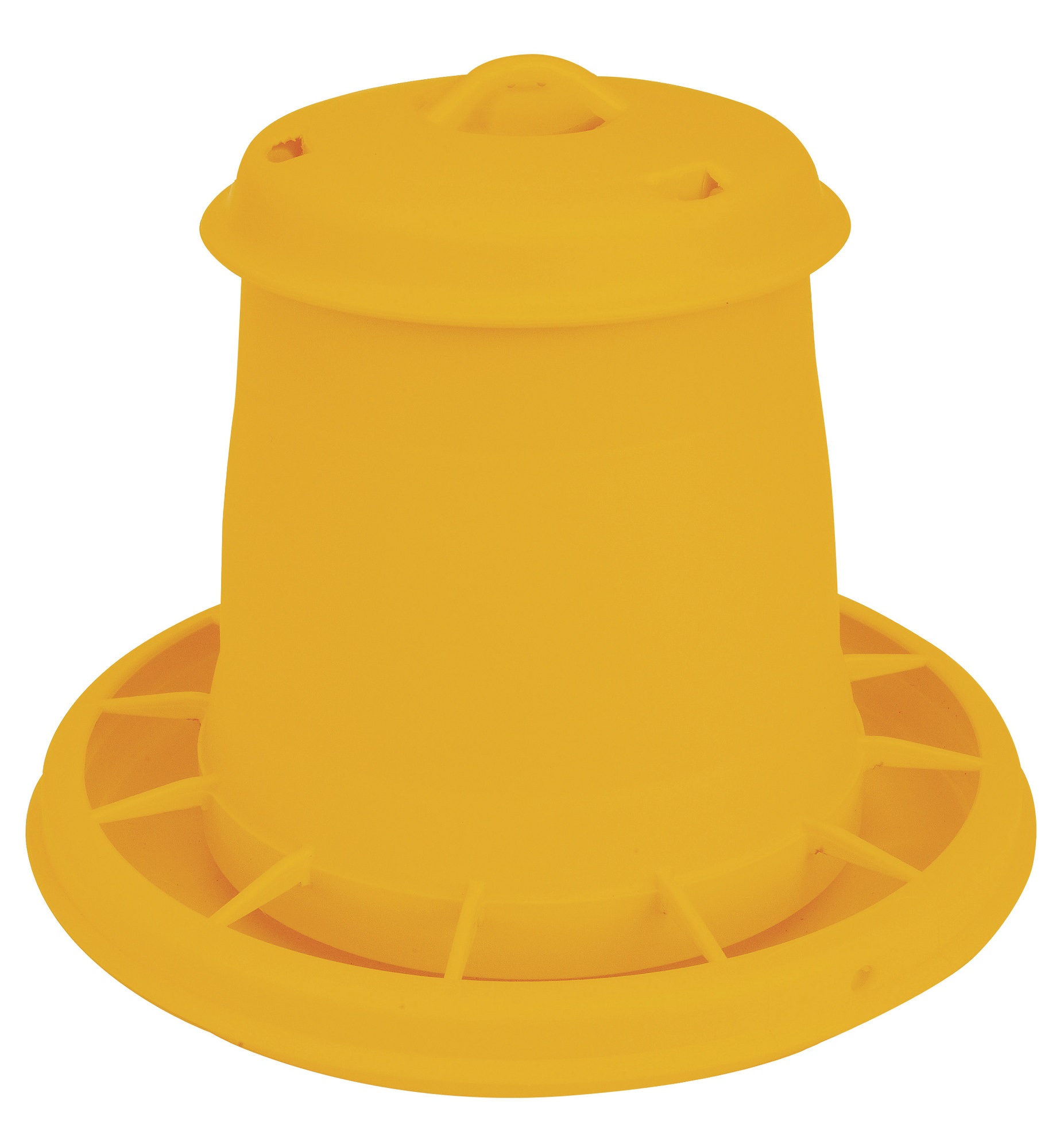 Plastic voertoren geel.
