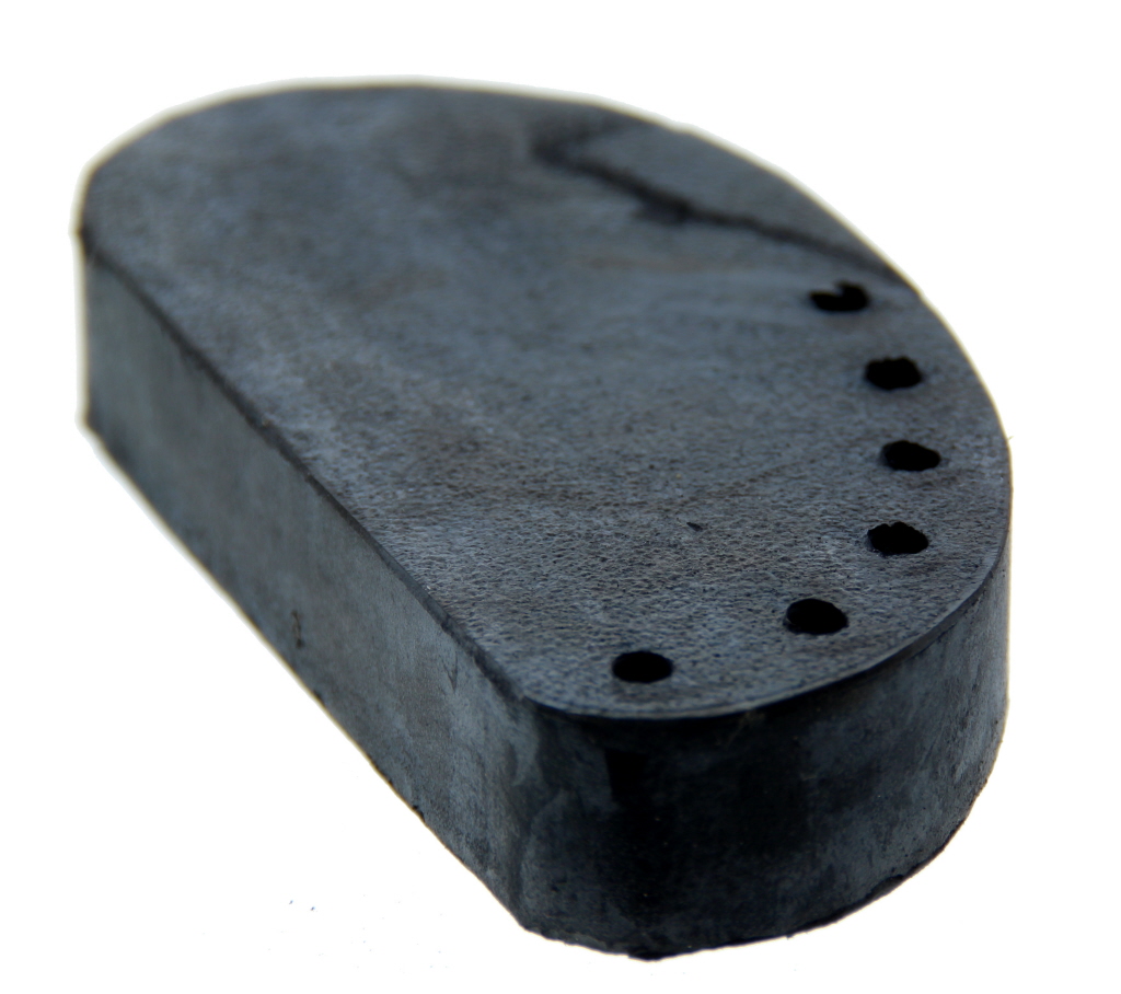 Klauwblokjes rubber, 10 stuks.