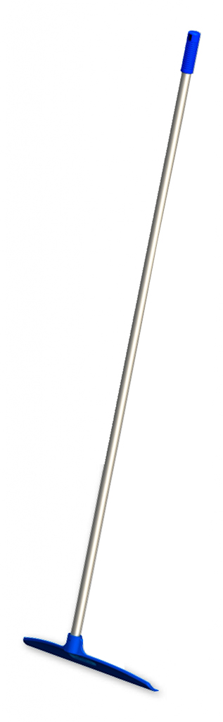 Stevige aluminium steel met schroefdraad voor mestschraper 130593 (exclusief mestschraper).