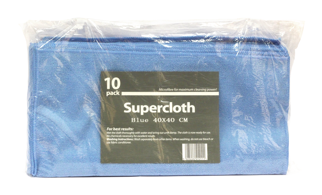 Microvezeldoeken vervaardigd uit 80% polyester en 20% polyamide (260gr/m²), met een zeer groot vocht en vuil absorberend vermogen.