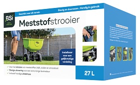Voor een gelijkmatige verdeling van meststoffen, zaden en zout.