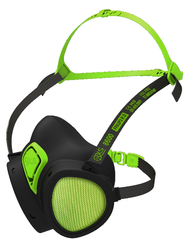 BLS halfgelaatsmasker 8600 A2P3 R D