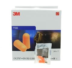 Oordoppen schuim 1100 3M, 200 paar