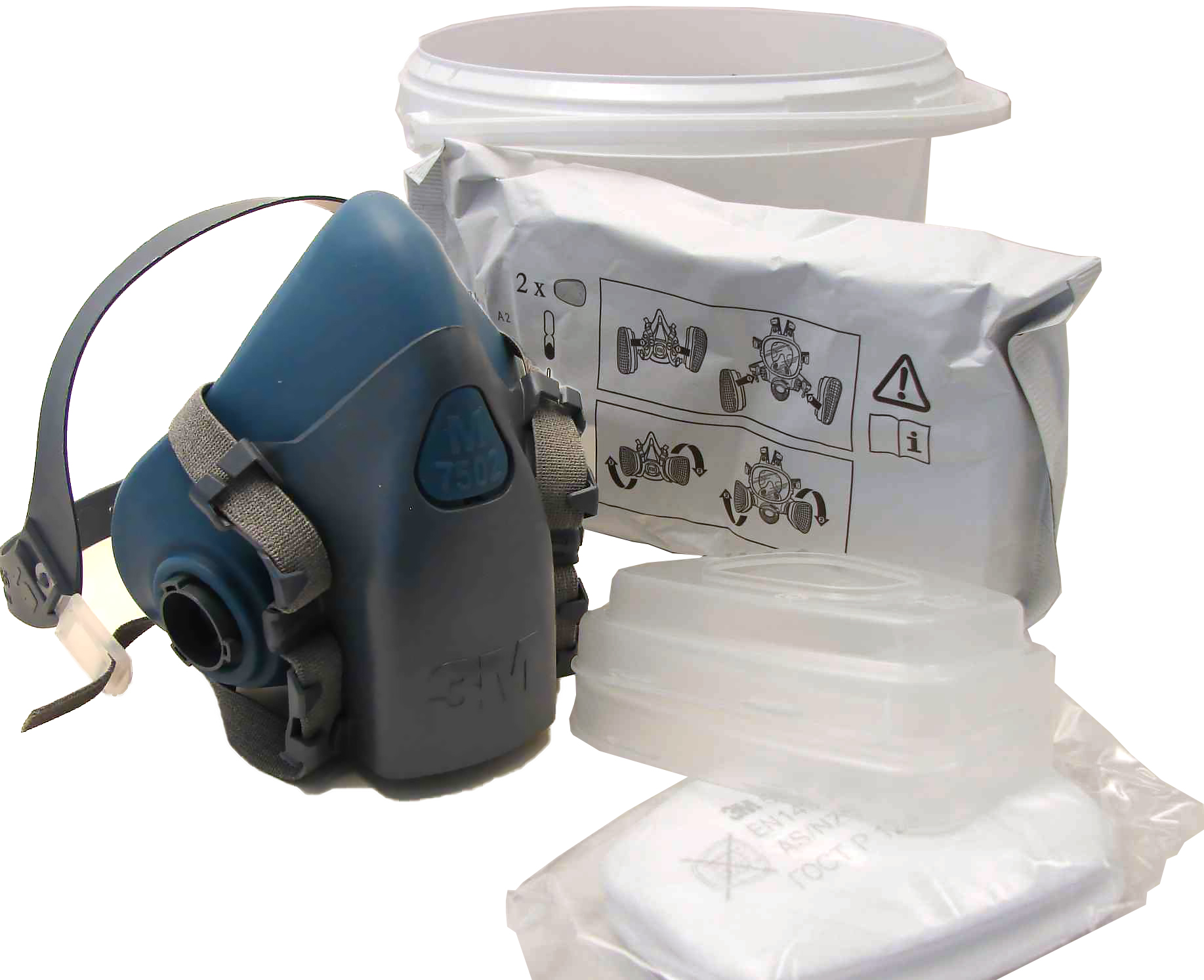 Adembeschermingsset GBM 7502 A2P3 +2X501