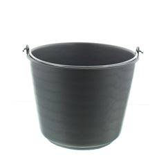 Emmer grijs, zwaar model, 12 liter