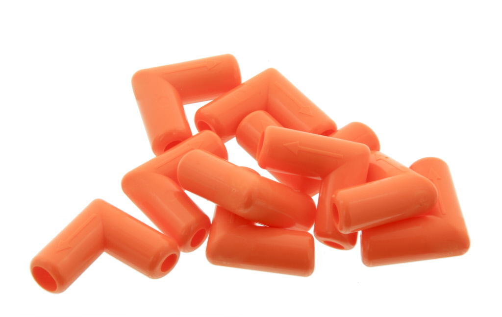 Ventiel voor BigSofty spenen inhoud 10 stuks, met ventiel, stimuleert de zuigreflex bij zwakkere kalveren. Kleur oranje.