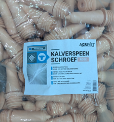 Agrivet Kalverspeen schroef roze 50st