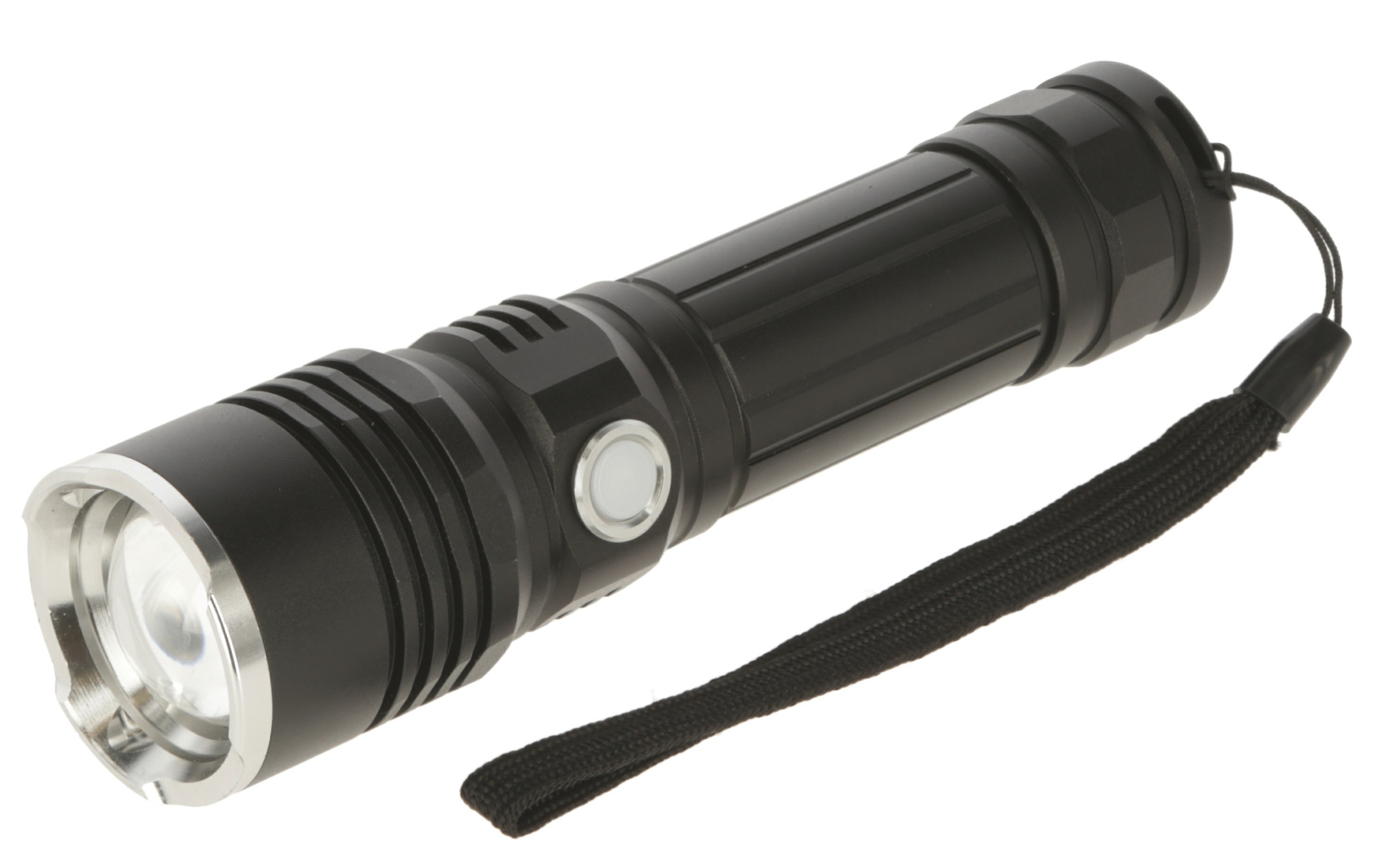 Zaklamp met 5 lichtfuncties. Lichtbereik 350m.