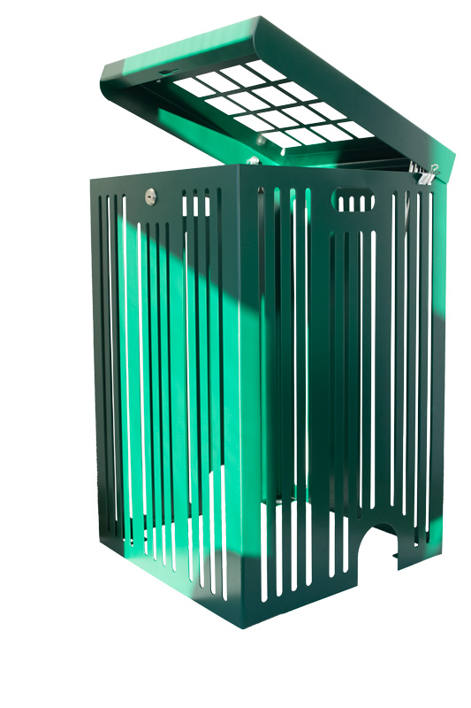 Piper Ecotrap buitencontainer gegalvaniseerd