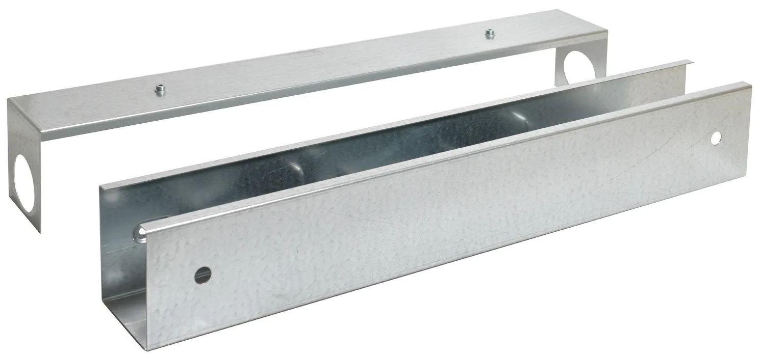 Zeer robuuste en stabiele metalen rattenval voor wand- en vloermontage.